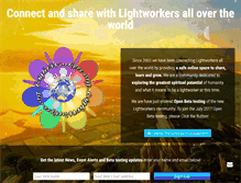Tablet Screenshot of lightworkers.org